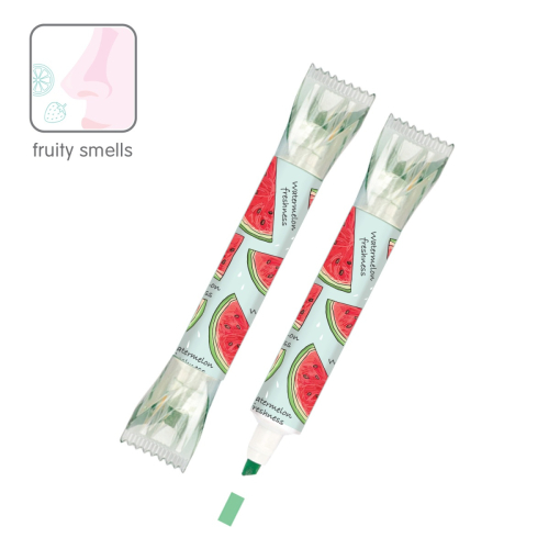 Маркер текстовой двустор 2мм/5мм круг/кос BV Tutti Frutti аром арбуз 22-0145