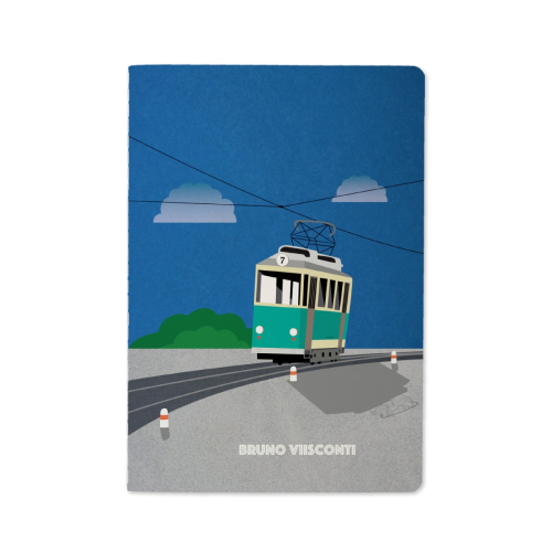 Тетрадь А5 40л Трамвайчик 7-40-001/72 Bruno Visconti  (Р?)
