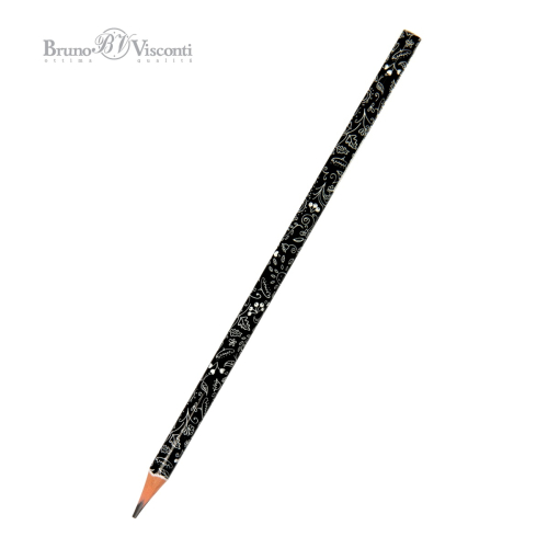 Карандаш ч/г пластик BV ArtGraphix 21-0038/10 Ягодки-малинки трехгран