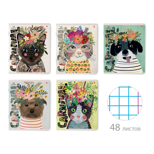 Тетрадь 48л рис Карнавал New 7-48-437 Альт