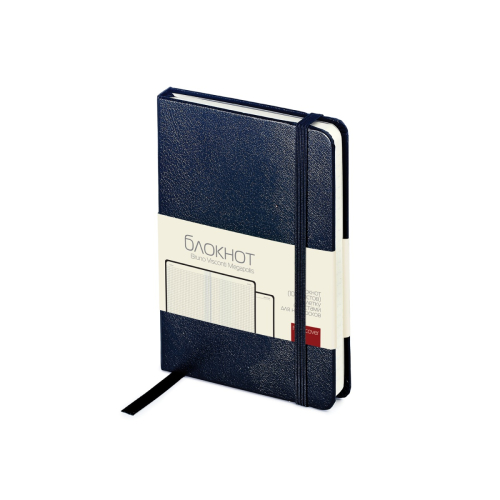 Записная книжка А6 т/о резинка 100л BV MEGAPOLIS черный 3-102/02
