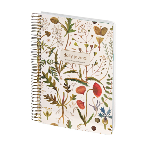 Ежедневник А5 т/о спираль 136л BV Луговые травы 3-701/11