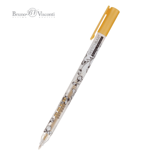 Ручка гел золото BV 20-0312/02 SketchandArt UniWrite Gold 0.8 мм