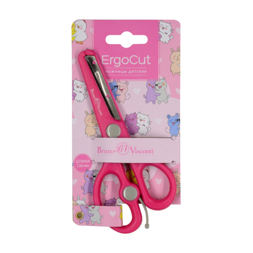 Ножницы 13,5см BV 60-0023 Ergocut возвр мех роз