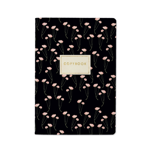 Тетрадь А5 40л Маки на зеленом 7-40-001/37 Bruno Visconti