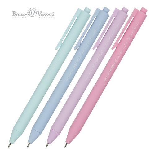 Ручка шар авто BV PointClick Zefir 20-0377 0,38мм син