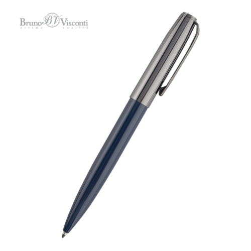 Ручка шар поворот BV Napoli 20-0383/02 1мм син корпус синий ворон ст+