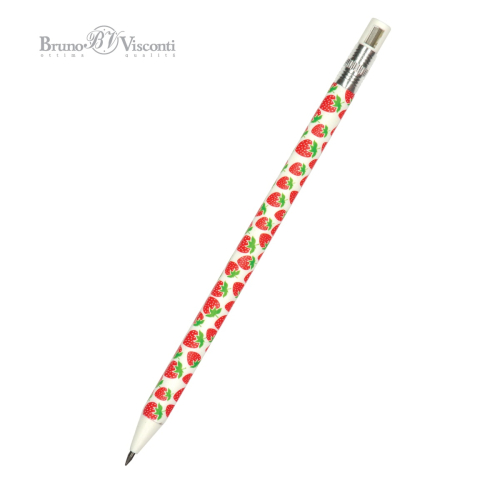 Карандаш мех цанговый рис 2мм BV FunGraphix Клубнички 21-0041/04 с точилкой НЕ ЗАКАЗ