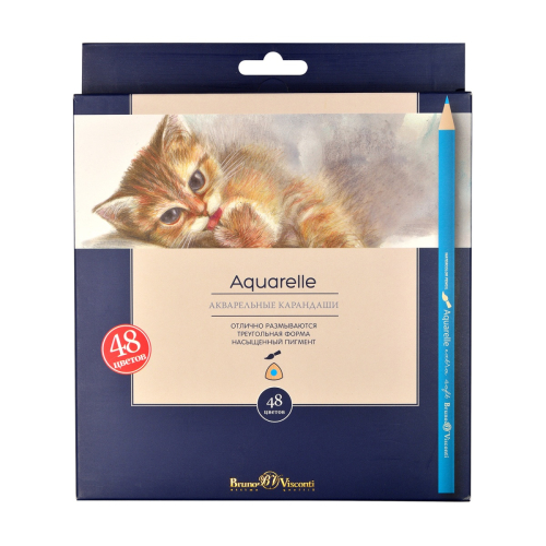 Набор акварельных карандашей 48цв BV 30-0077 Aquarelle (Р?)