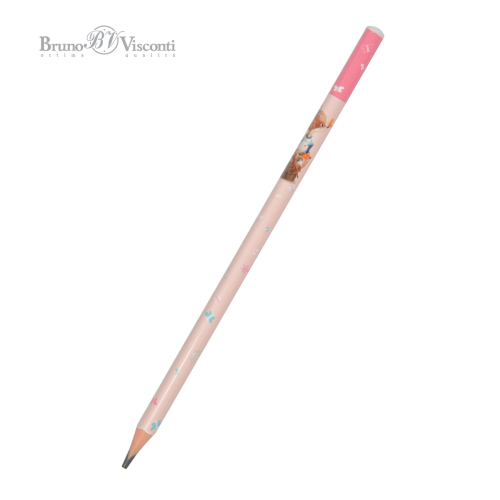 Карандаш ч/г пластик BV ArtGraphix 21-0049/13 Zefir Forest dream Олененок на пеньке трехгран