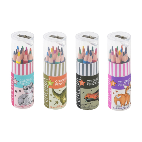 Набор карандашей мини 12цв 2кат BV 30-0091 Funcolor пластик точилка