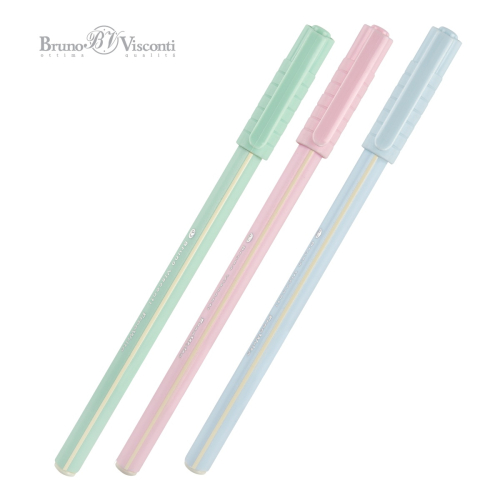 Ручка шар однораз BV FreeWrite Zefir 20-0327/03 0.7мм син