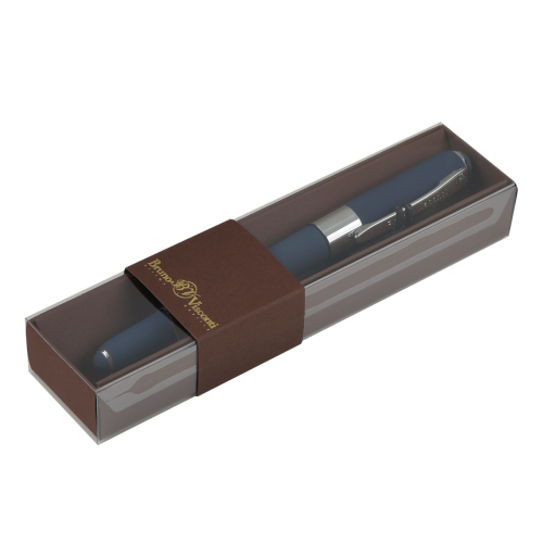 Ручка шар BV Monaco кор 20-0125/261 0.5мм син темн-син корпус коричн кор