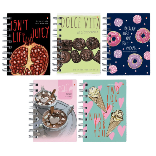 Блокнот А6 160л спираль 3-160-010/02 Альт в ассортименте