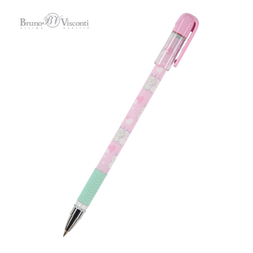 Ручка шар BV Magicwrite Обнимашки Зайчики 20-0240/36 0.5мм син ( Р-24, П+24)*