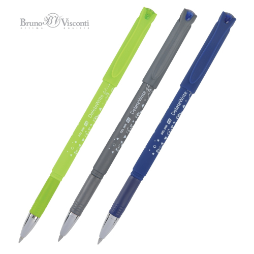 Ручка пиши-стирай BV DeleteWrite Art Гуси 20-0440 0.5мм син