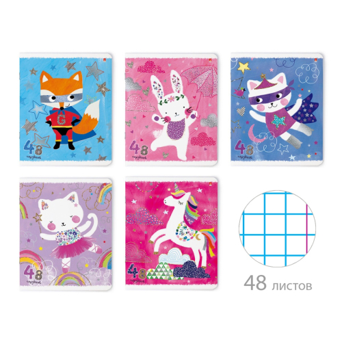 Тетрадь 48л рис Яркое Настроение 7-48-460 Альт