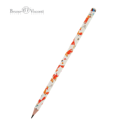 Карандаш ч/г BV Happy Graphix 21-0030/04 Сказочный лис трехгран