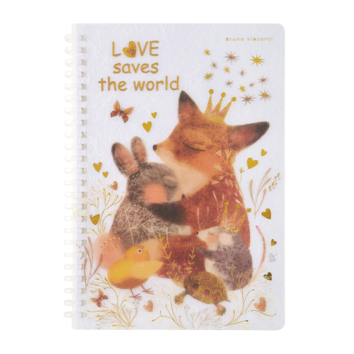 Тетрадь А5 пл/о 60л спираль силик Любовь  Как Она Есть 7-60-1268/09 BV