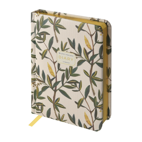 Ежедневник А6 к/з фотопеч 120л BV Олива 3-745/02 тон бл зол срез