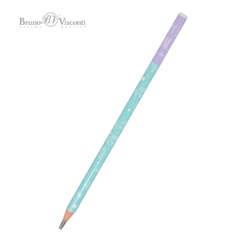 Карандаш ч/г пластик BV ArtGraphix 21-0049/12 Zefir Единорог и радуга трехгран