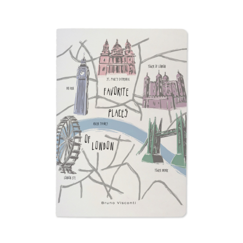 Тетрадь А5 40л Путешествие В Лондон 7-40-001/143 Bruno Visconti