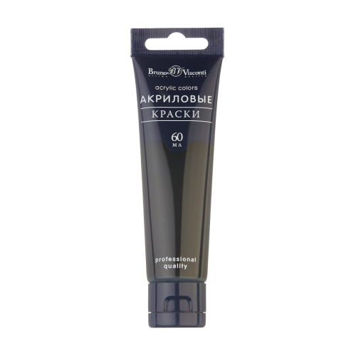 Краска акрил BV 60мл 70-0028 черная туба