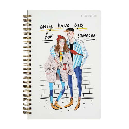 Тетрадь А5 т/о 60л спираль MY EYES ON YOU 7-60-201/10 BV тон бл