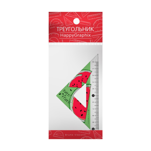 Треугольник 45гр 10см BV Happygraphix Fresh & fruity Арбуз 45-0019/01 (Н?)