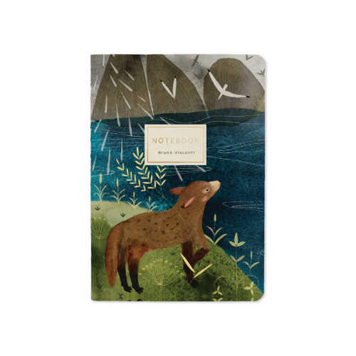 Записная книжка А6 м/о 32л BV Лис 7-32-001/03