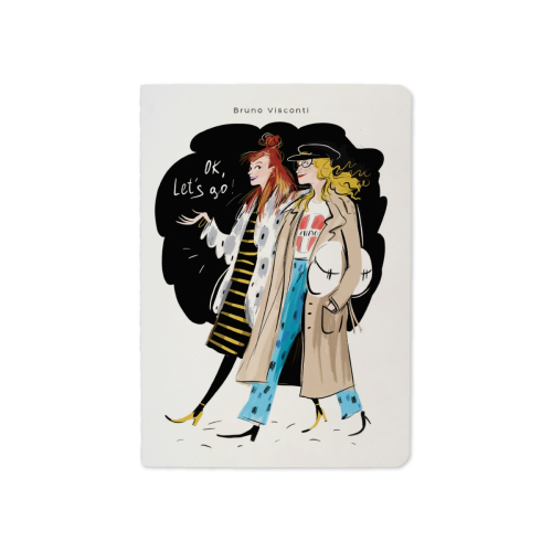 Записная книжка А6 м/о 32л BV Стильные девочки 7-32-001/11