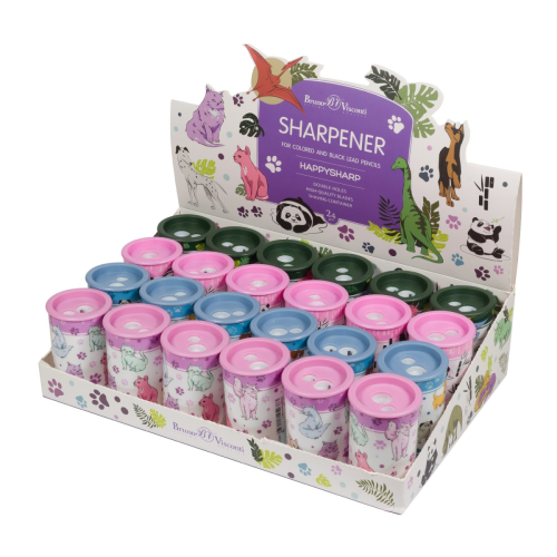 Точилка 2отв BV 35-0011 Happysharp контейнер