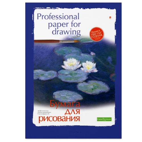 Папка для рисования А2 проф 8л 4-018 Альт 160г/м