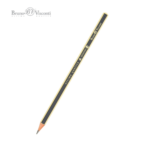 Карандаш офис ч/г BV Graphix 21-0004 HB трехгран /44шт./