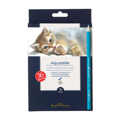 Набор акварельных карандашей 36цв BV 30-0049 Aquarelle