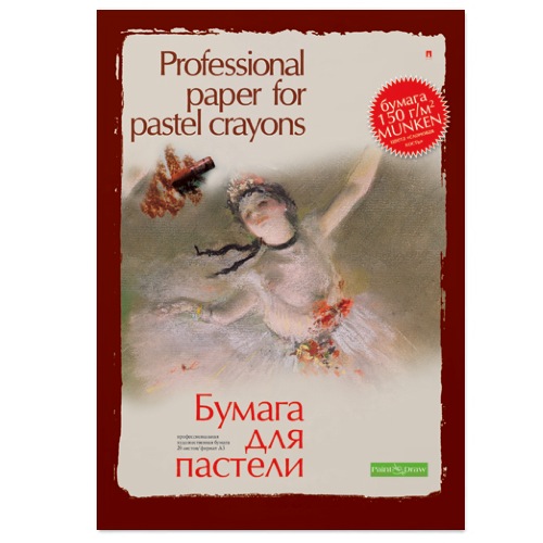 Папка для пастелей А3 20л Альт 4-089 150г/м слон кость