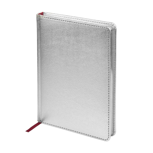 Ежедневник А5 к/з 136л Альт Sidney Silver серебр обрез 3-128/10