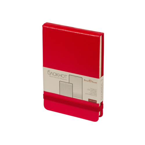 Блокнот А6 100л MEGAPOLIS резинка 3-104/04 Альт красн (М?)