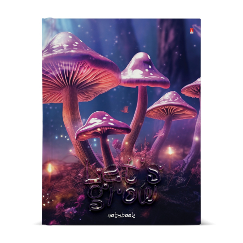 Тетрадь на кольцах 80л Альт Грибы Фентези 7-80-081/44
