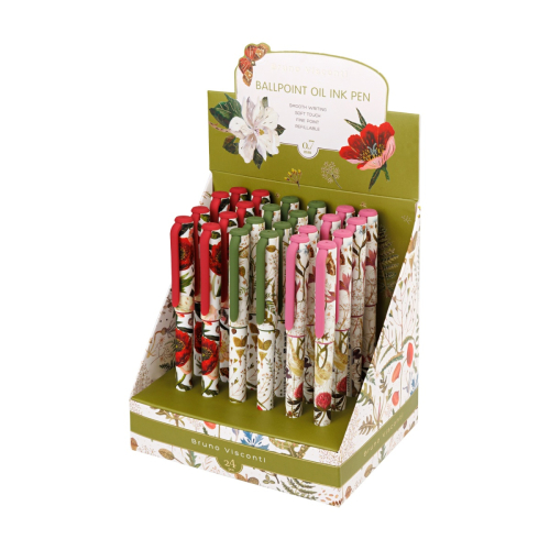 Ручка масл BV Primewrite Flora 20-0293/17 0.7мм син