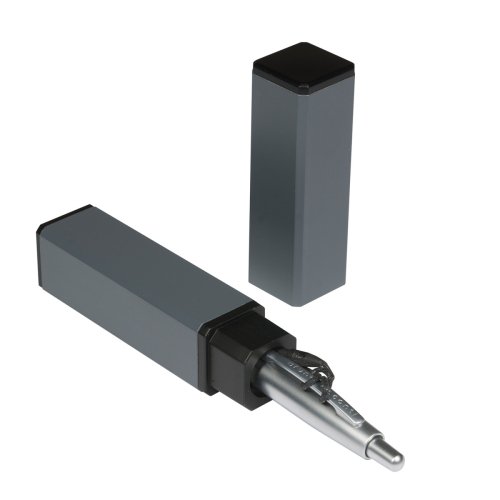 Ручка шар авто BV San Remo тубус пр 20-0249/183 1мм син корпус серебр тубус сер