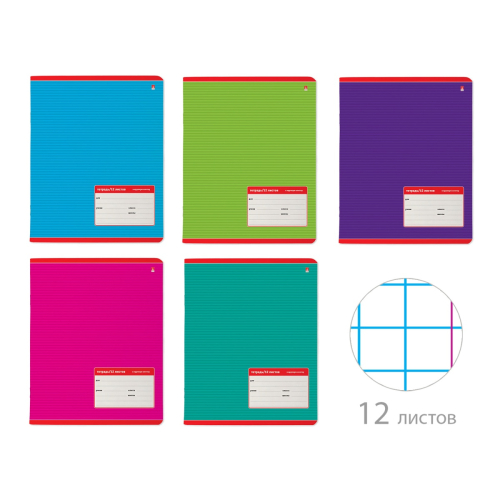 Тетрадь 12л кр/кл Однот Класссика 7-12-009/4 Альт