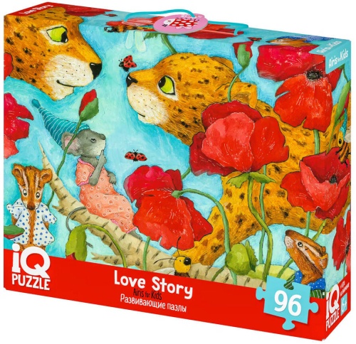 IQ Пазл с отличиями. 96 эл. История любви.