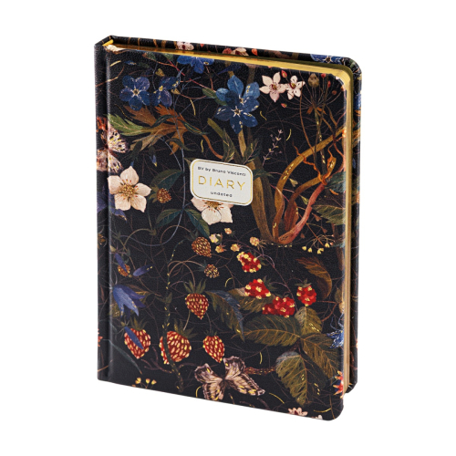 Ежедневник А5 к/з фотопеч 120л BV Лесные Ягоды золотой обрез 3-744/09