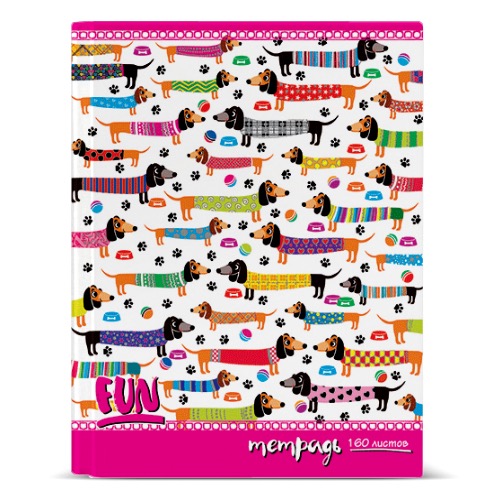 Тетрадь на кольцах 160л Альт Таксы 7-160-081/16