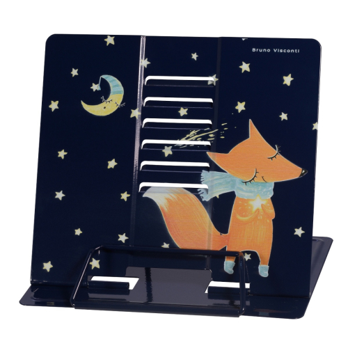 Подставка для книг цельн мет 22,5*21см BV 24-0006 волшебный лис (Р?)