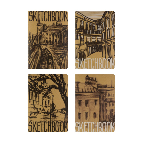 Скетчбук крафт блок 145*210 40л сшивка 3-581/02 BV