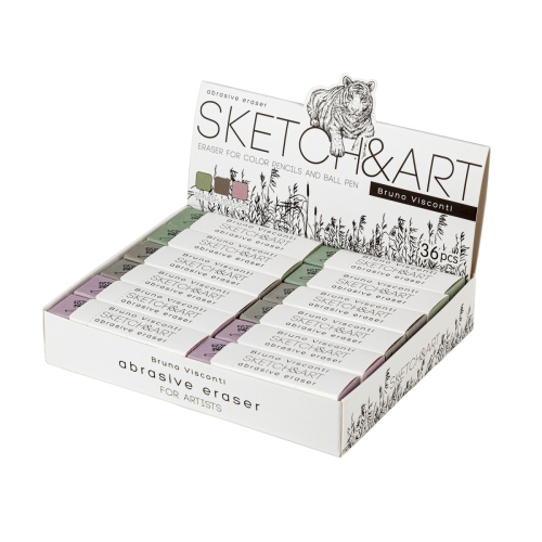 Ластик BV 42-0067 SKETCH ART Slim абразивный