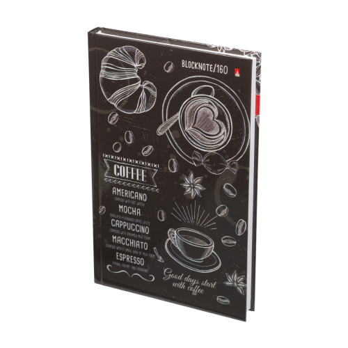 Записная книжка А5 т/о 160л Альт Caffe Nero 3-160-074/28