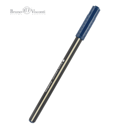 Ручка шар однораз BV FreeWrite Black 20-0327/01 0.7мм син
